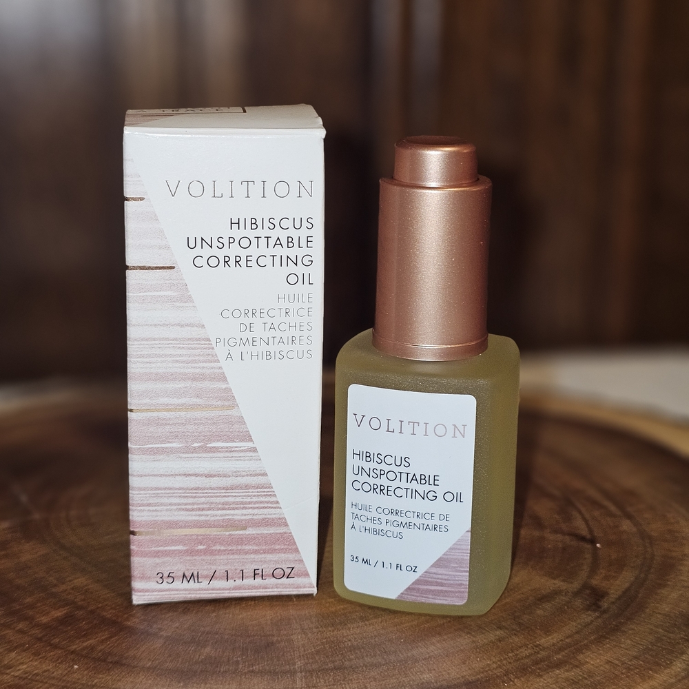 Volition Hibiscus Correcting Oil with Rose Gold Cap